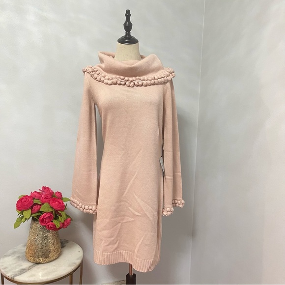 Blush Eliza J Turtleneck Sweater Dress / Perfect For Fall & Winter/ New With Tag - Picture 8 of 17
